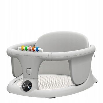 zdjęcie Krzesełko Siedzisko Do Kąpieli do Wanny Dla Dzieci z Termometrem LED Szare BH-222Gr | Babyhood