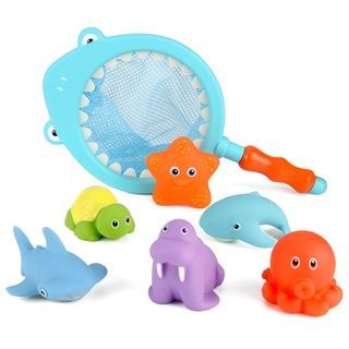 zdjęcie Zabawka Do Kąpieli Podbierak Zestaw Wędkarski "Shark" YB1773 | Babyhood